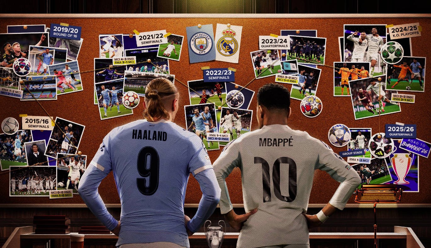 皇馬/曼城、法國/挪威相遇，姆巴佩哈蘭德今年可能3次交手